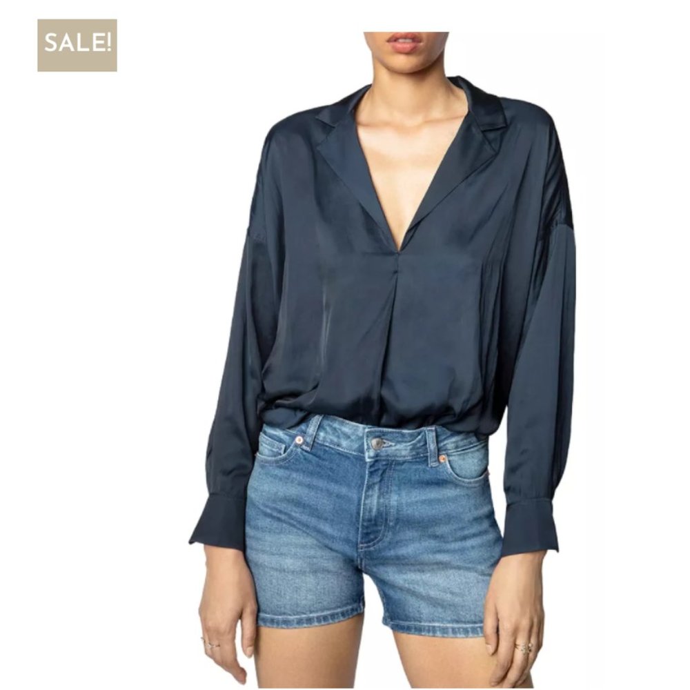 Zadig & Voltair Tamy Satin - Encre